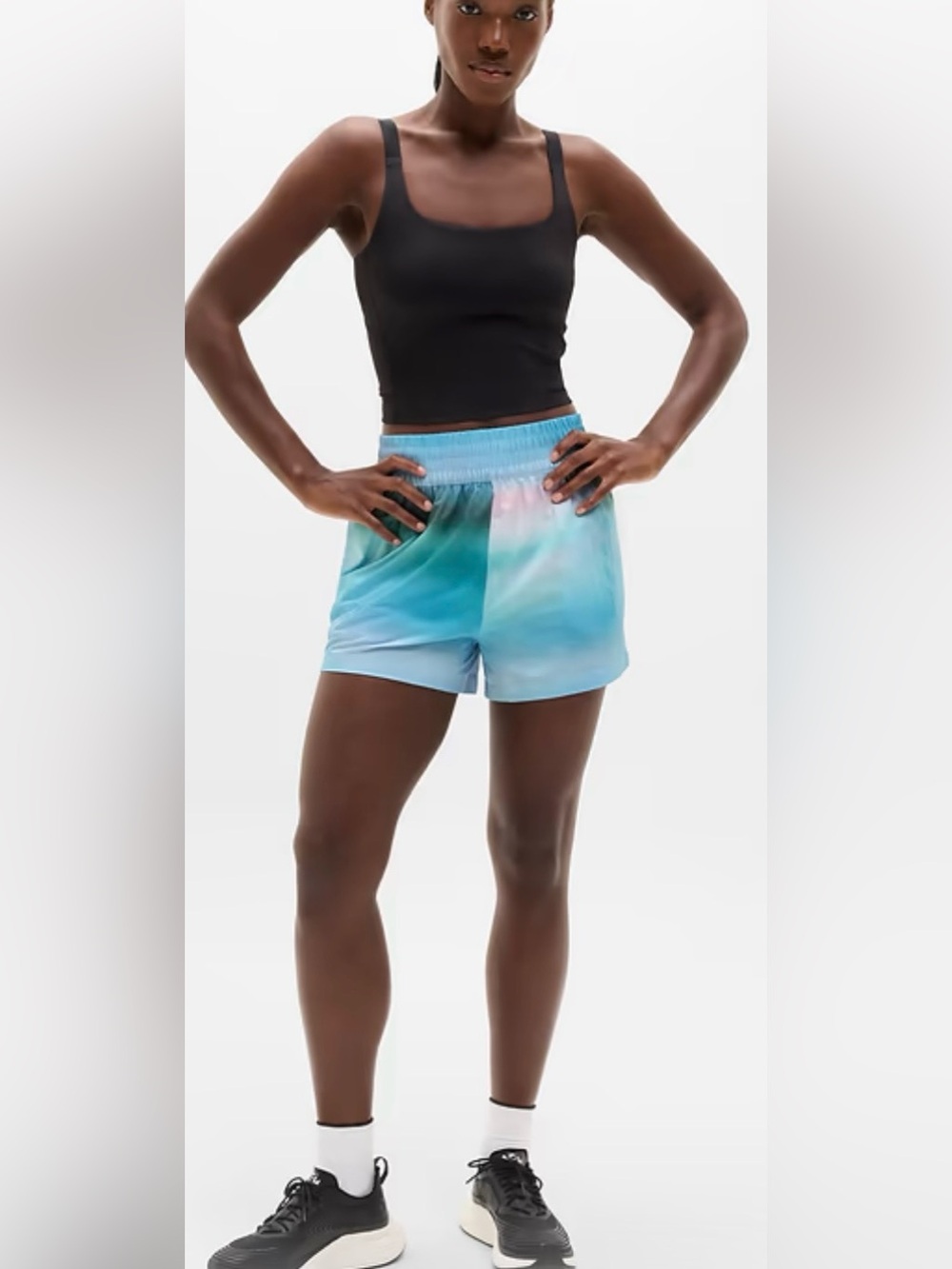 Athleta Abstract Sky Run Short - Picture 2 of 12